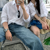 [Unisex] イーザースタンダードリネンシャツ/ 8 カラーズ