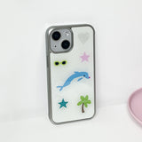 dolphin epoxy silver bumper case