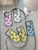 alphabet phone case
