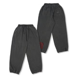 Applique STGM Pigment Washed Wide Jogger Pants Charcoal / Sky Blue
