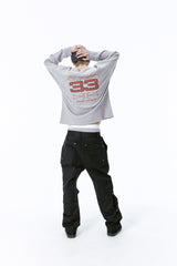 RACING PHENOMENON WAFFLE L/S TEE (GRAY)
