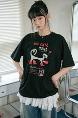 26SS★ キャッツテール半袖Tシャツ