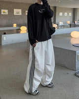 Face Track Line Snap Pants