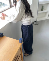 ボルコムカーペンターカーゴコットンワイドパンツ 2C