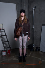 EYELET LEATHER BAG (VER.2) – BROWN 