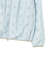 SHIRRING WINDBREAKER LIGHT BLUE