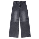 Parachute Washing Wide Denim Pants