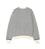 Laber Waffle Stripe Cardigan