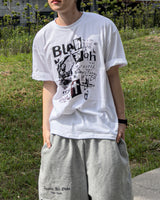 ブラグルプリントオーバーフィットショートスリーブTシャツ