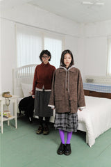 Formal Check Wrap Skirt (2color)
