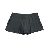 Pleated wrap skirt pants