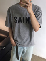 [A-T0117] SAINTピグクロップ半袖Tシャツ (4色)