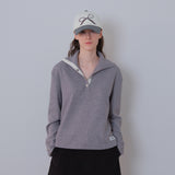 Melange Snap Knit Polar Tee