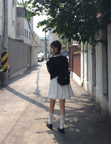Soi Nylon Balloon Sleeveless Mini One Piece