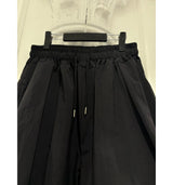 Nylon wide pants