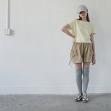 イエローリボンセミクロップTシャツ