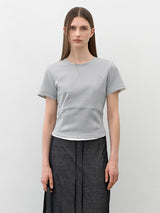 (Z-T-6811)ノベラスリムラインTシャツ