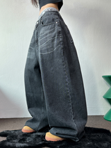 ビッグビッグワイドバルーンデニムパンツ🩶🖤