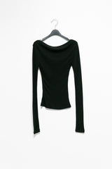 drape side slit top(3colors)