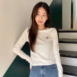 STITCH ROUND LONG SLEEVE T-SHIRT