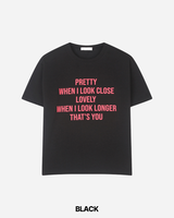 Prit Crop Printing Short Sleeve Tee 3C