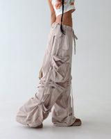4WAY Cargo Detachable Bermuda Long Wide Pants