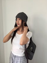 Tony Big Buckle Shoulder Bag (4color)