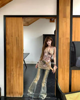 Roomi Lace Leopard Dress