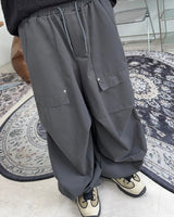 Rapio Rivet Balloon Cotton Pants