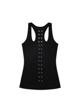 KY08-SEQUIN FACE SLEEVELESS(BLACK)