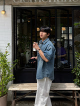 Edun linen wide banding pants