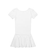 COTTON FLARE MINI DRESS (WHITE) F26QD062