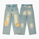 Vineca (Destroyed) Double Knee Jeans