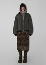 HIDDEN BUTTON TANKER JACKET