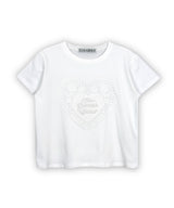 レースハートTシャツ_ホワイト