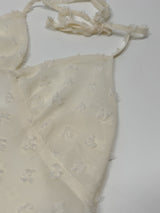 Flower See-through Halterneck Bustier