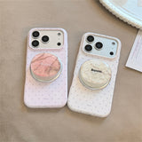 Luxury Stone Pattern Magnetic iPhone Case