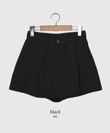 ツーピンタックコットンショーツ (3color)