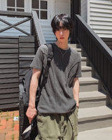 [LAN ARCHIVE] ピンタックワッフルショートスリーブTシャツ