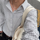オータムンクロップチェックシャツ
