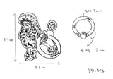 Poodle Smartphone Ring Holder