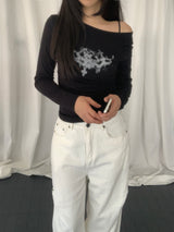 ラブティ ワンショルダー Tシャツ