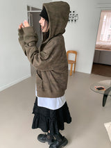 CAMO 2WAY SWEAT HOODIE (2C)
