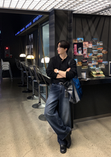 Look Estee Daily Ribbed Modal Henry Neck Knit