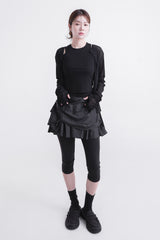 CLOUD SLEEVELESS WOO BLACK