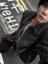 Ash Gray Denim Jacket
