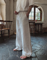 Ardern Tassel Wide Banding Pants