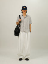 MEN Pin-tuck Banding Balloon Slacks