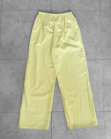 WOOD STRING WIDE PANTS