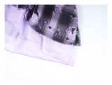 allbubble Tattered floral skirt